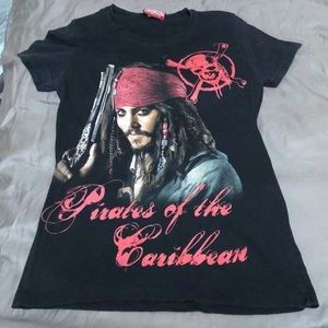 Disney Pirates of the Caribbean Jack Sparrow Shirt